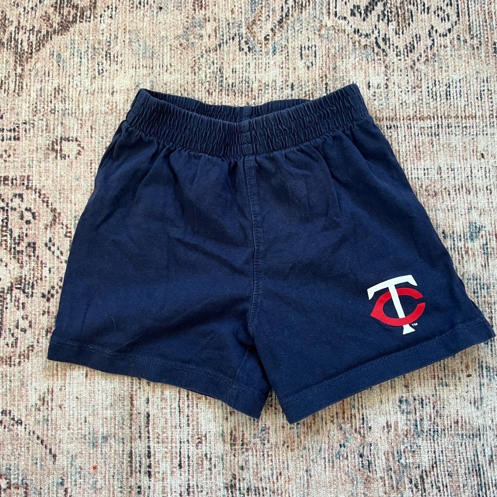 Minnesota Twins Navy Blue Shorts with TC Logo
